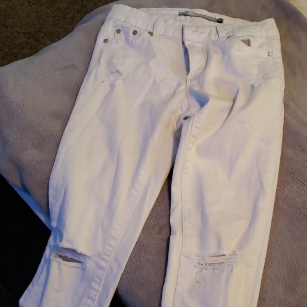 White jeans